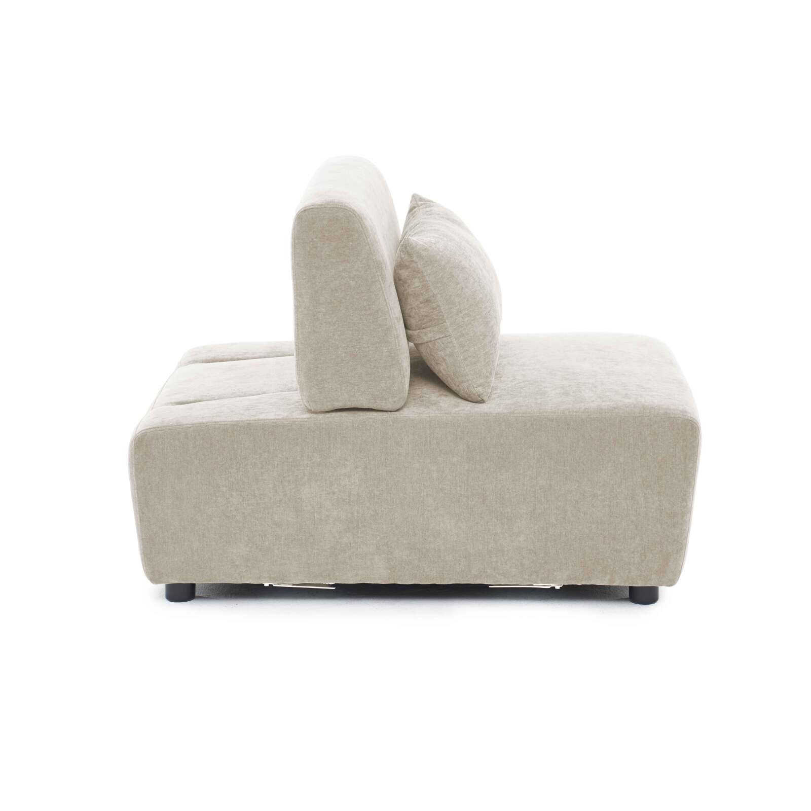Sillón de tela para sofá modular con cojín