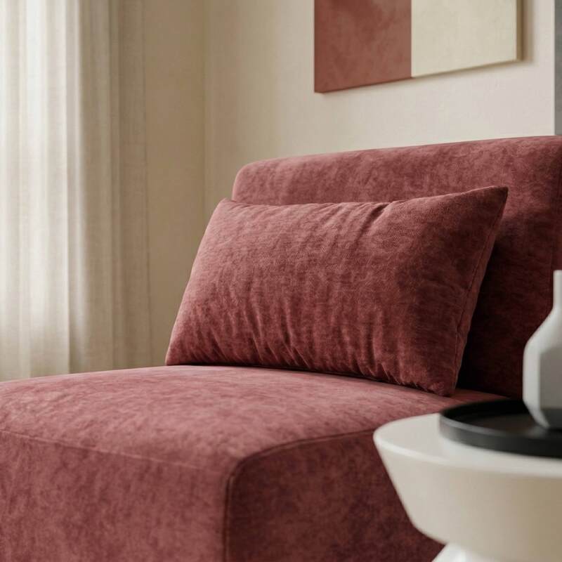 Sillón de tela para sofá modular con cojín (2/9)