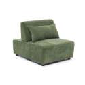 Sillón de tela para sofá modular con cojín