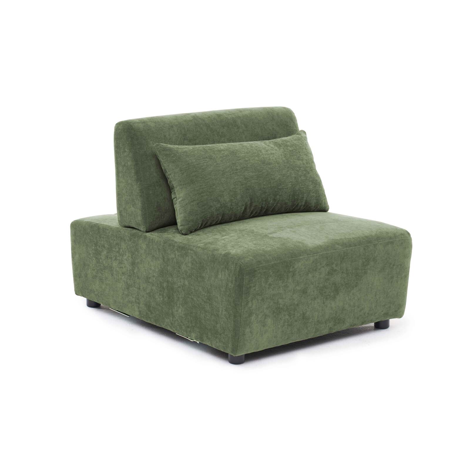 Sillón de tela para sofá modular con cojín