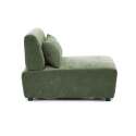 Sillón de tela para sofá modular con cojín
