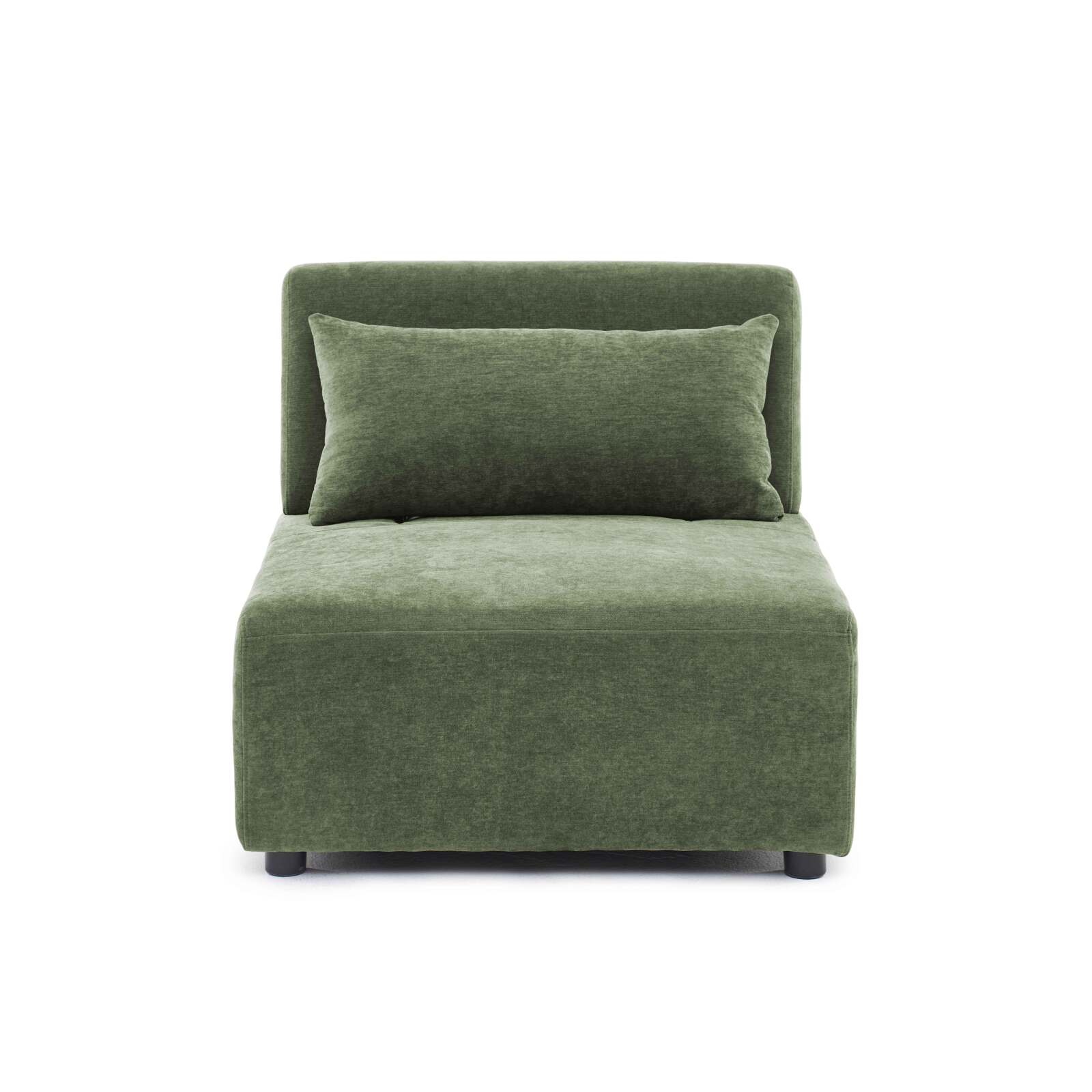 Sillón de tela para sofá modular con cojín
