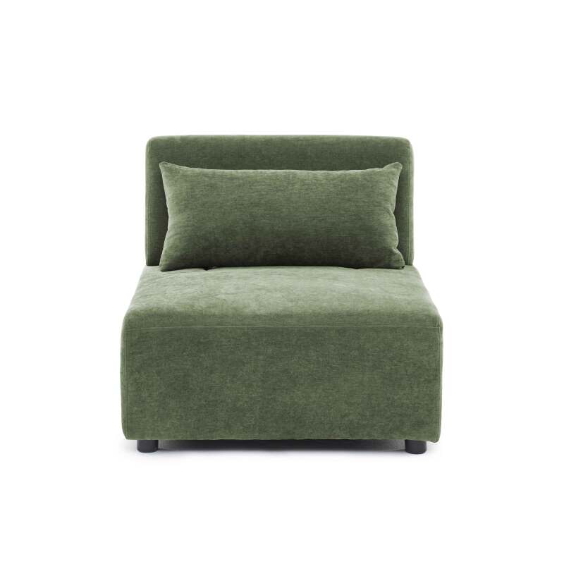 Sillón de tela para sofá modular con cojín (6/8)