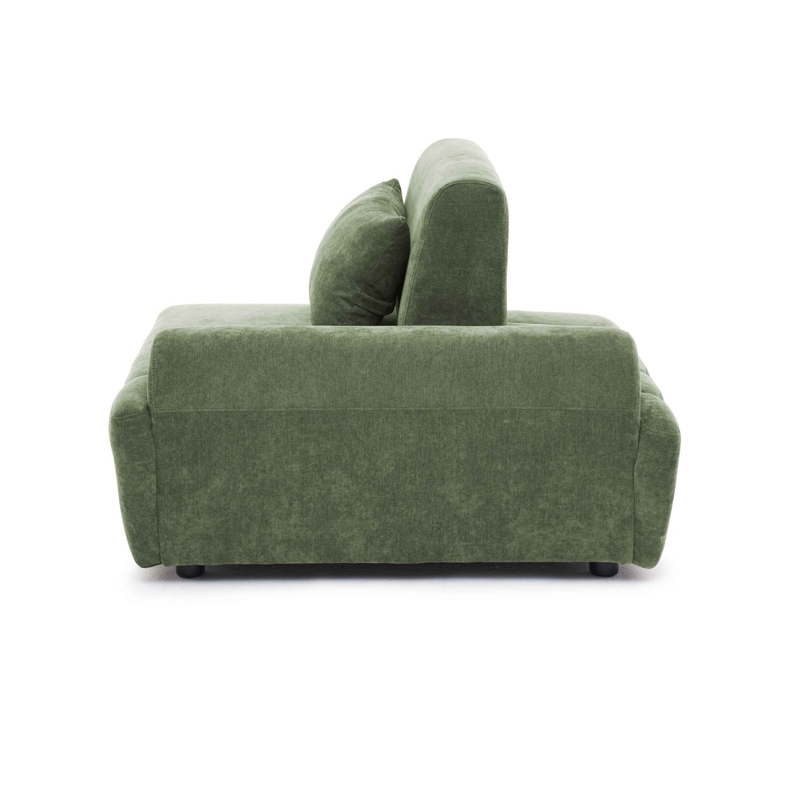 Sillón izquierdo para sofá modular de tela con cojín