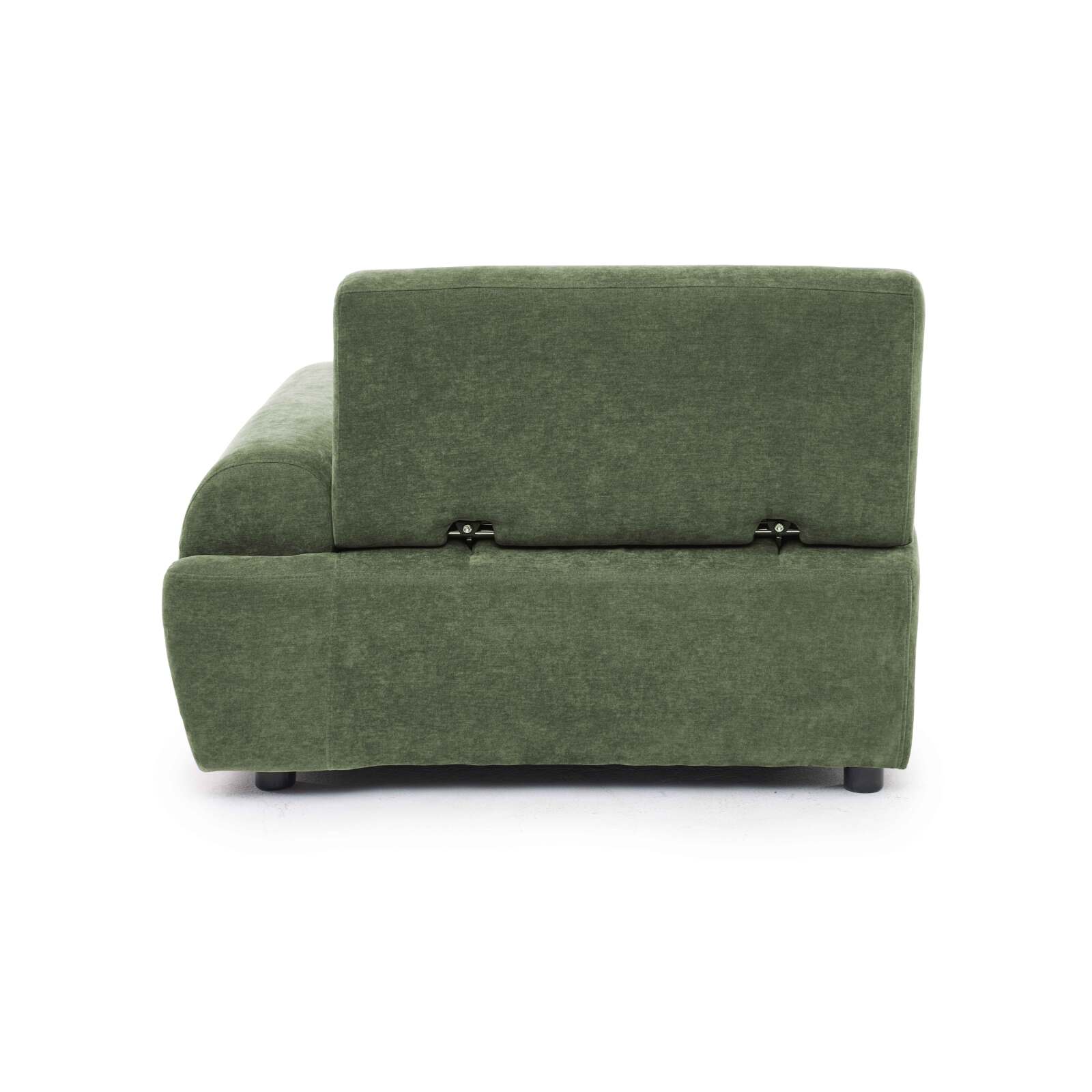 Sillón izquierdo para sofá modular de tela con cojín