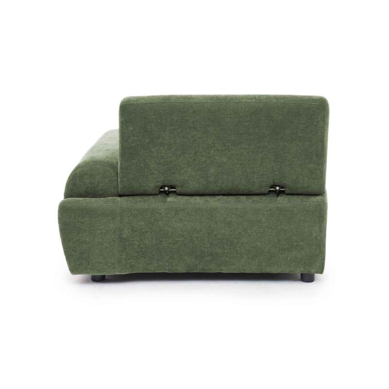 Sillón izquierdo para sofá modular de tela con cojín (6/8)