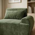 Sillón izquierdo para sofá modular de tela con cojín