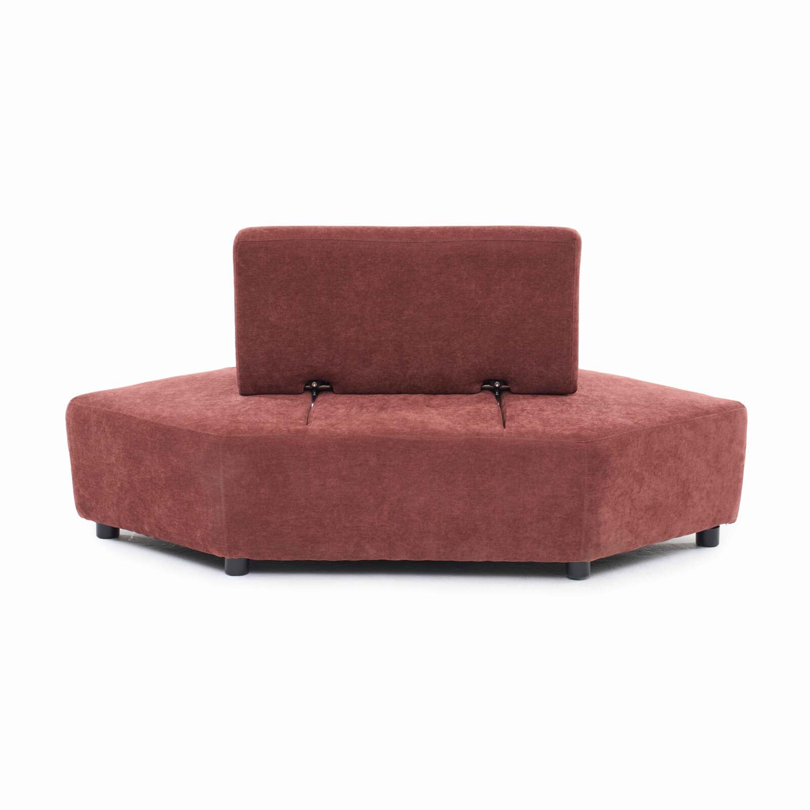 Sillón esquinero de tela para sofá modular con cojín