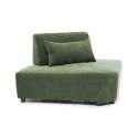 Sillón esquinero de tela para sofá modular con cojín