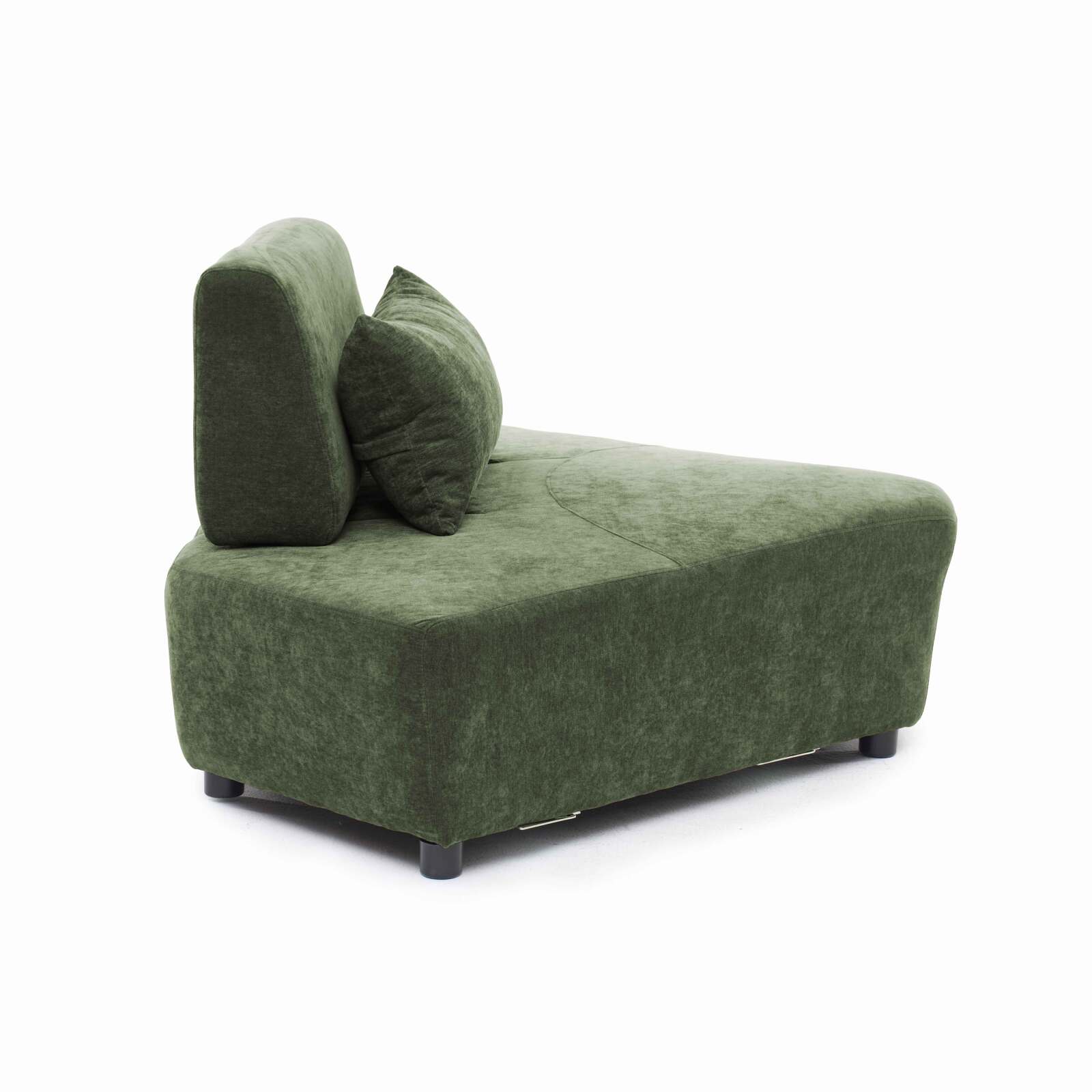 Sillón esquinero de tela para sofá modular con cojín