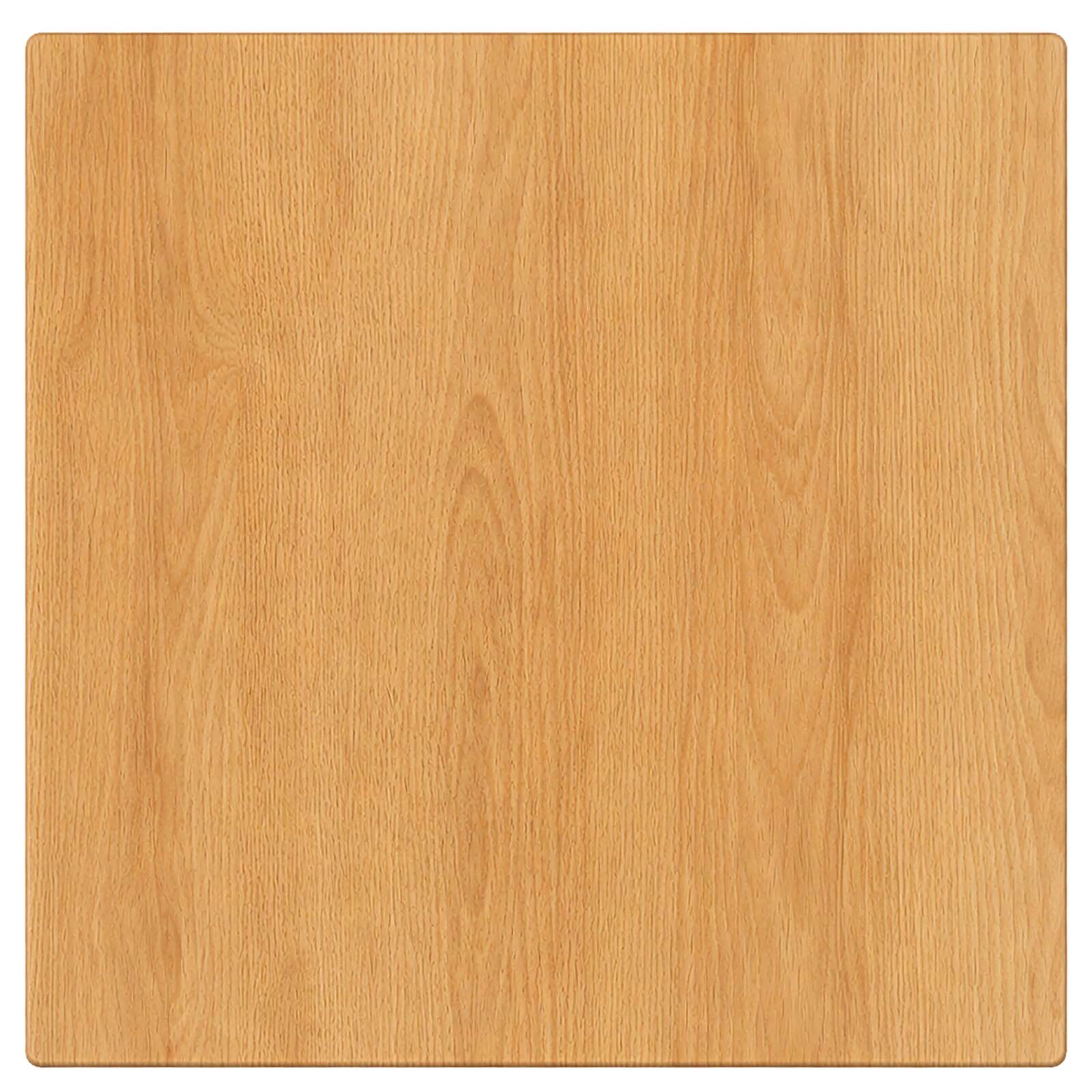Tablero cuadrado de madera moldeada laminada 70 x 70 cm