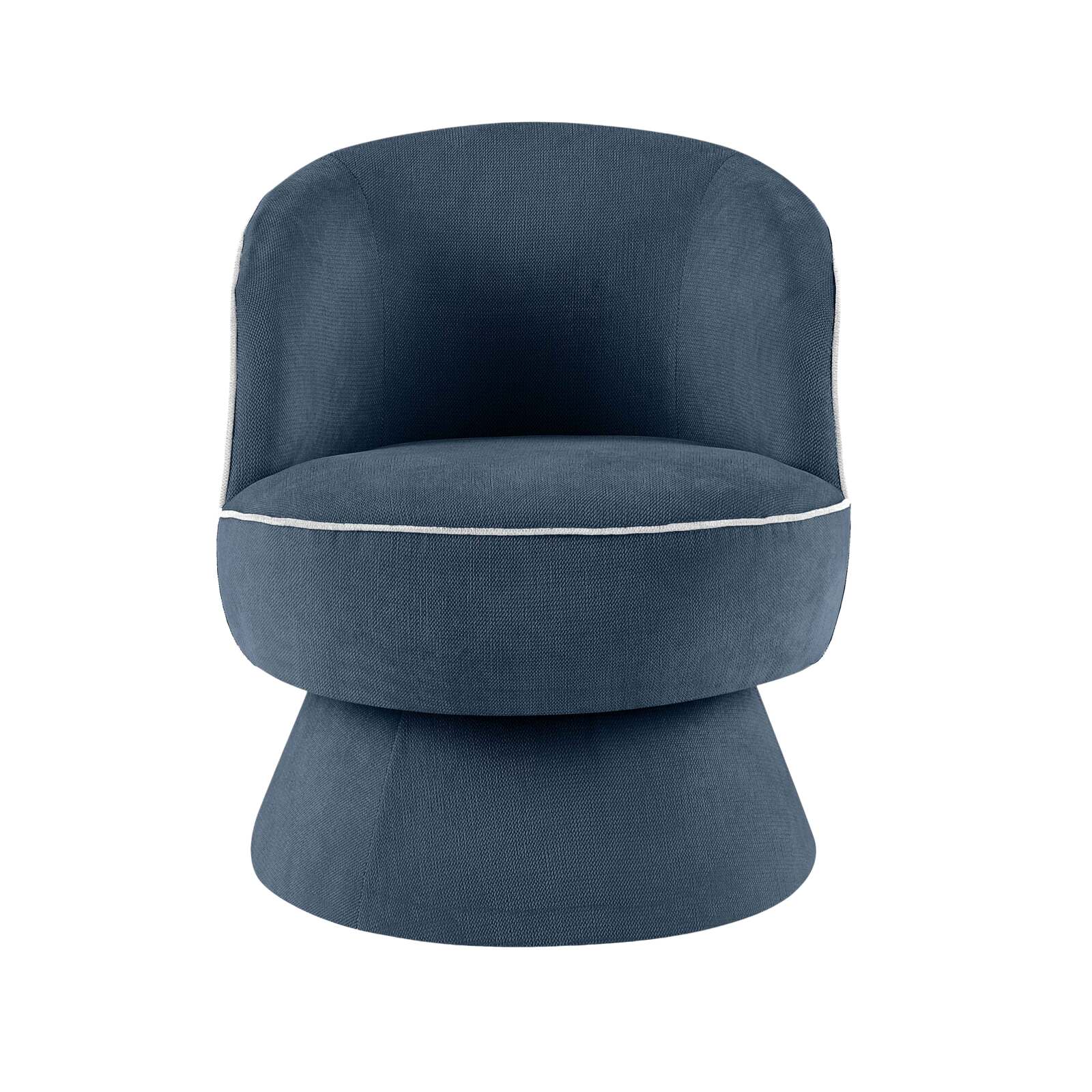 Sillón giratorio de tela