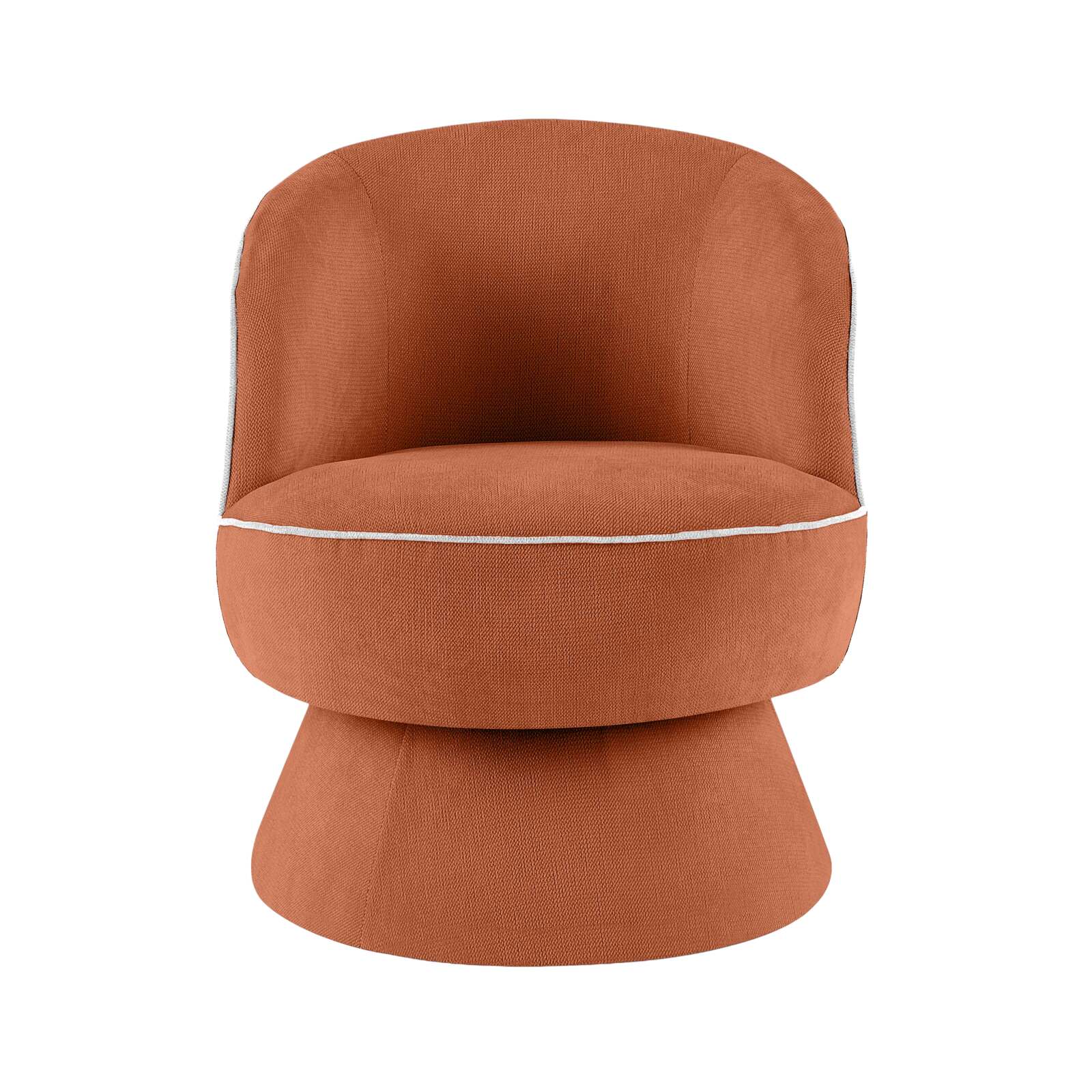 Sillón giratorio de tela