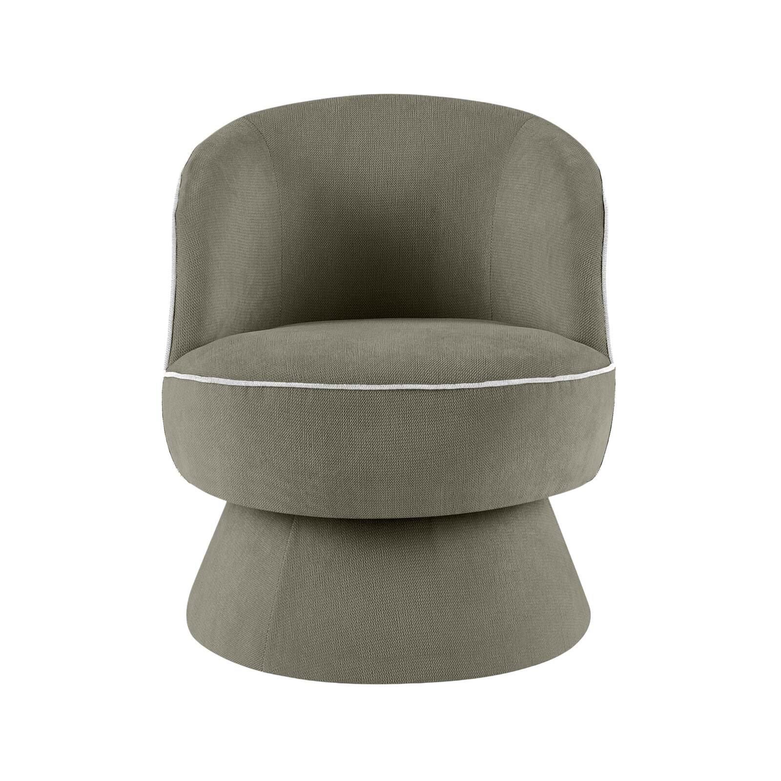 Sillón giratorio de tela