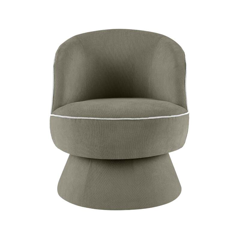 Sillón giratorio de tela (5/8)