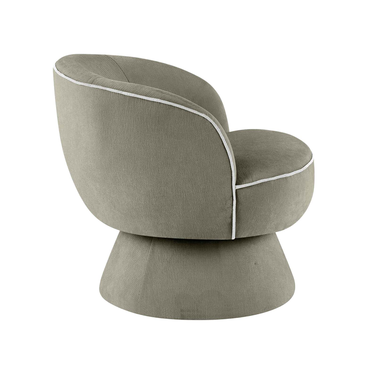 Sillón giratorio de tela