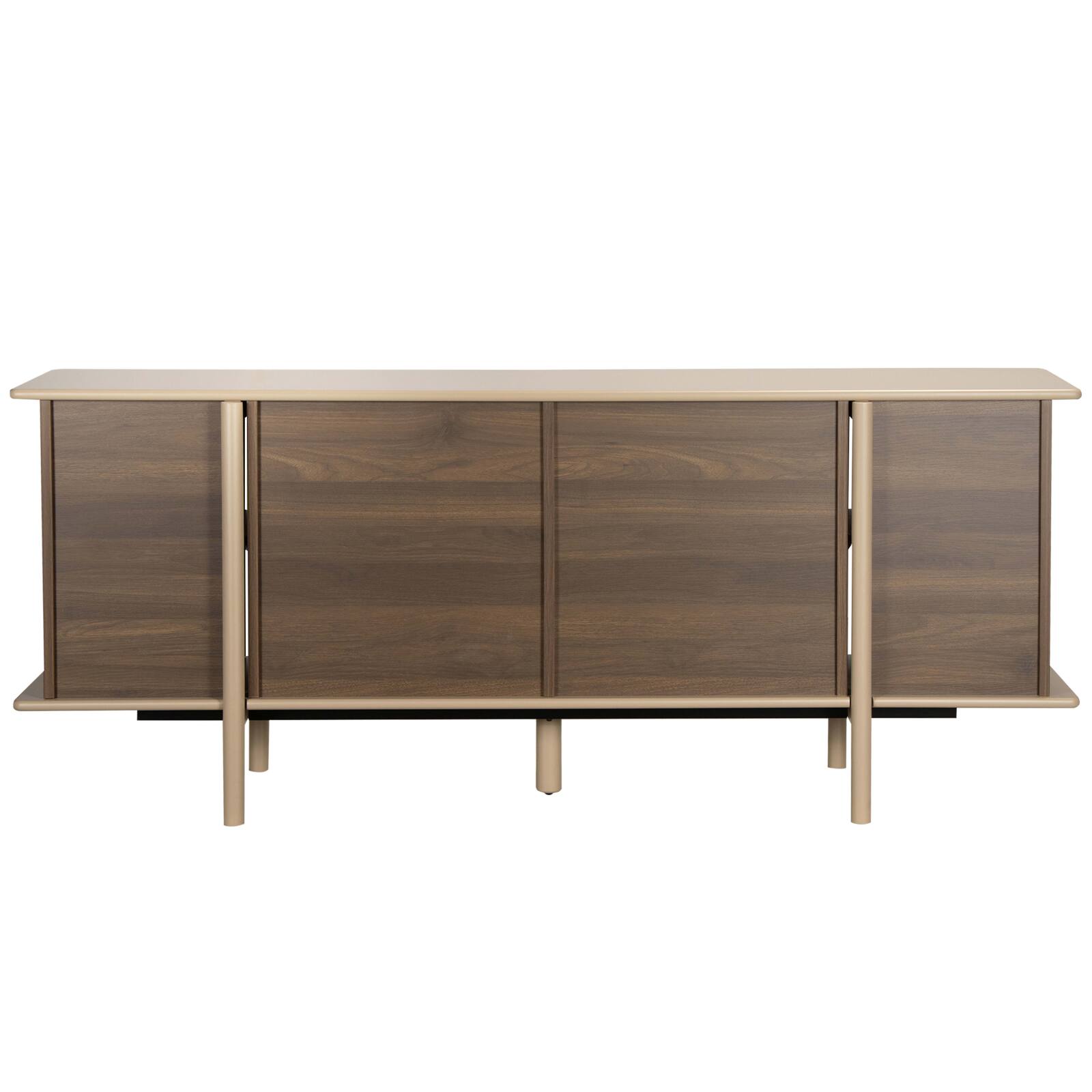 Aparador efecto madera 4 puertas 180 cm