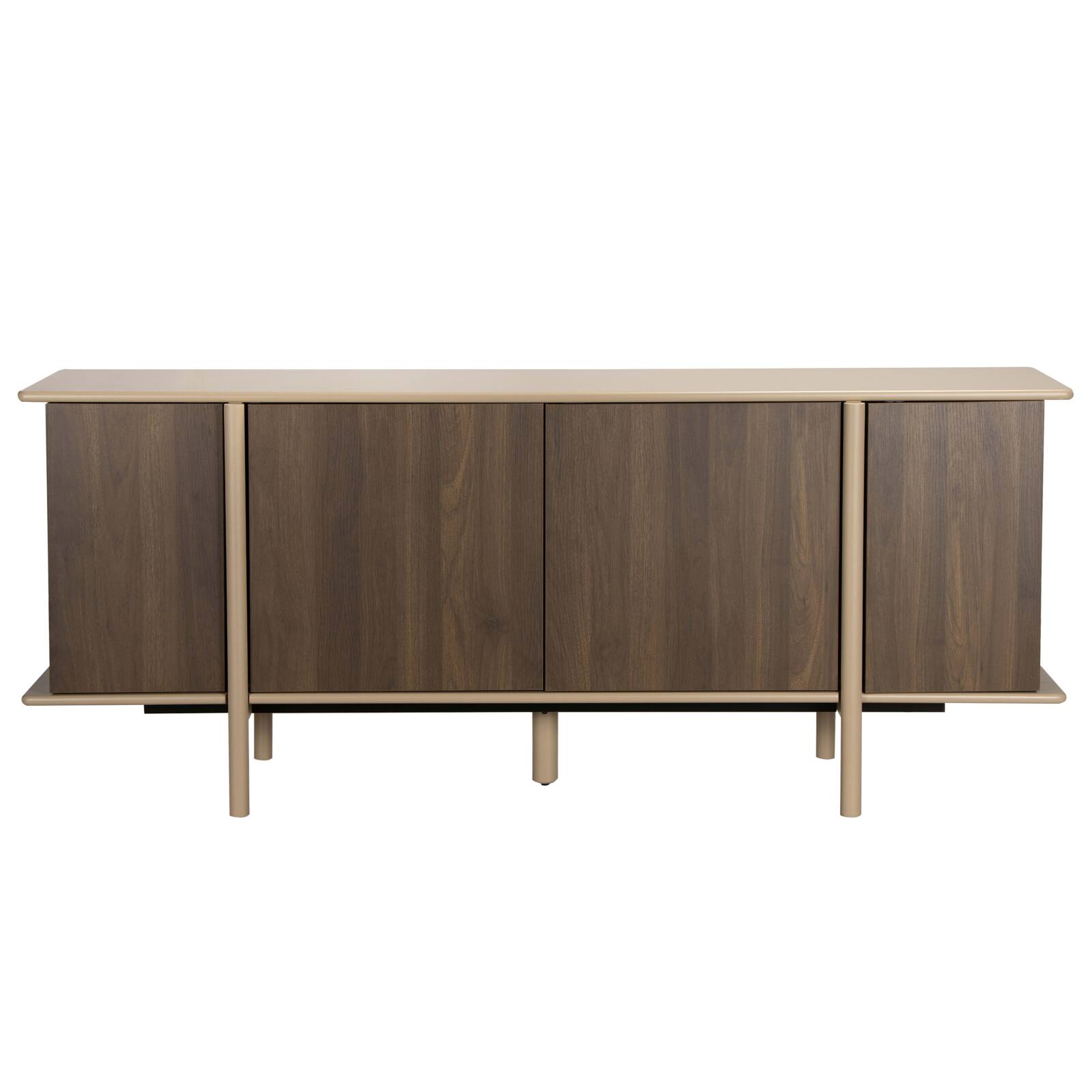 Aparador efecto madera 4 puertas 180 cm