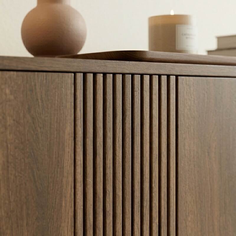 Mueble TV de efecto madera 150 cm (3/9)