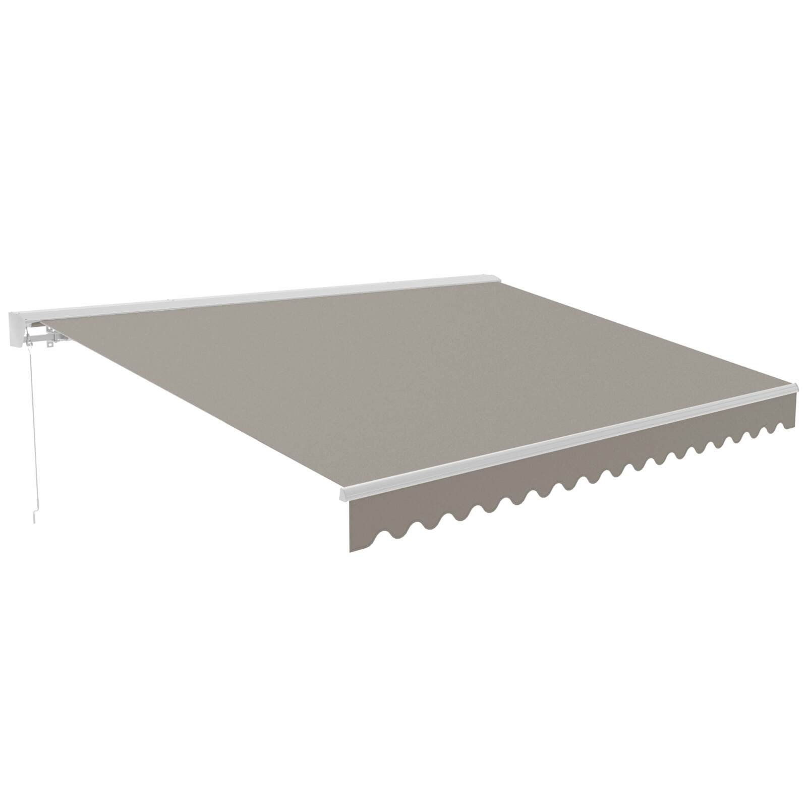 Toldo manual con cofre semi integrado 3x2,50 m