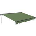 Toldo manual con cofre semi integrado 2,50x2 m