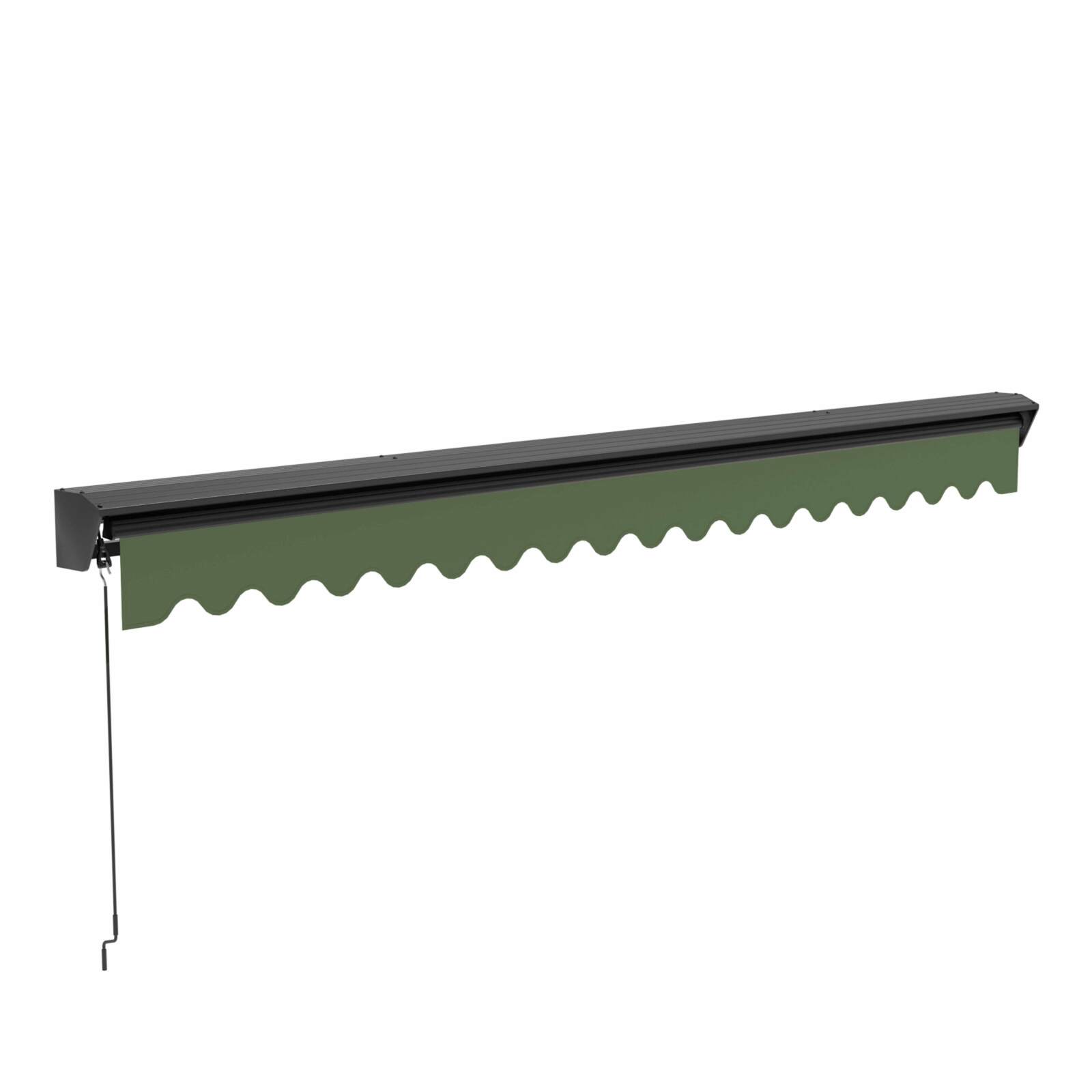 Toldo manual con cofre semi integrado 2,50x2 m