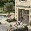 Toldo manual con cofre semi integrado 2,50x2 m
