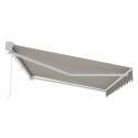 Toldo manual con cofre semi integrado 2,50x2 m