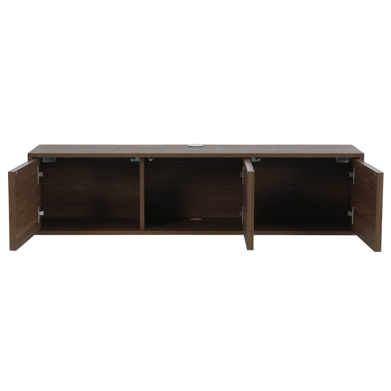 Mueble de TV suspendido efecto madera clara 120 cm estilo escandinavo