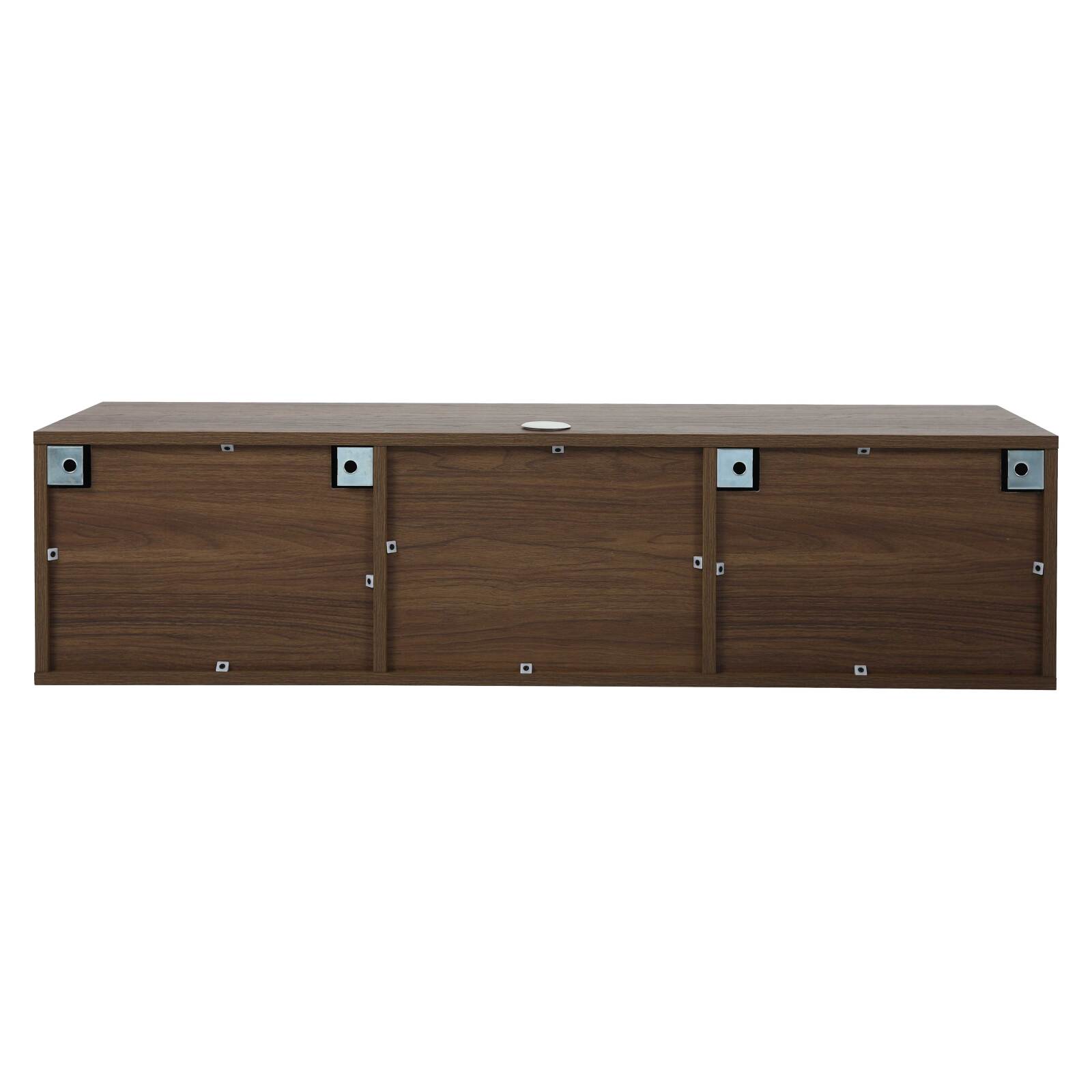 Mueble de TV suspendido efecto madera clara 120 cm estilo escandinavo