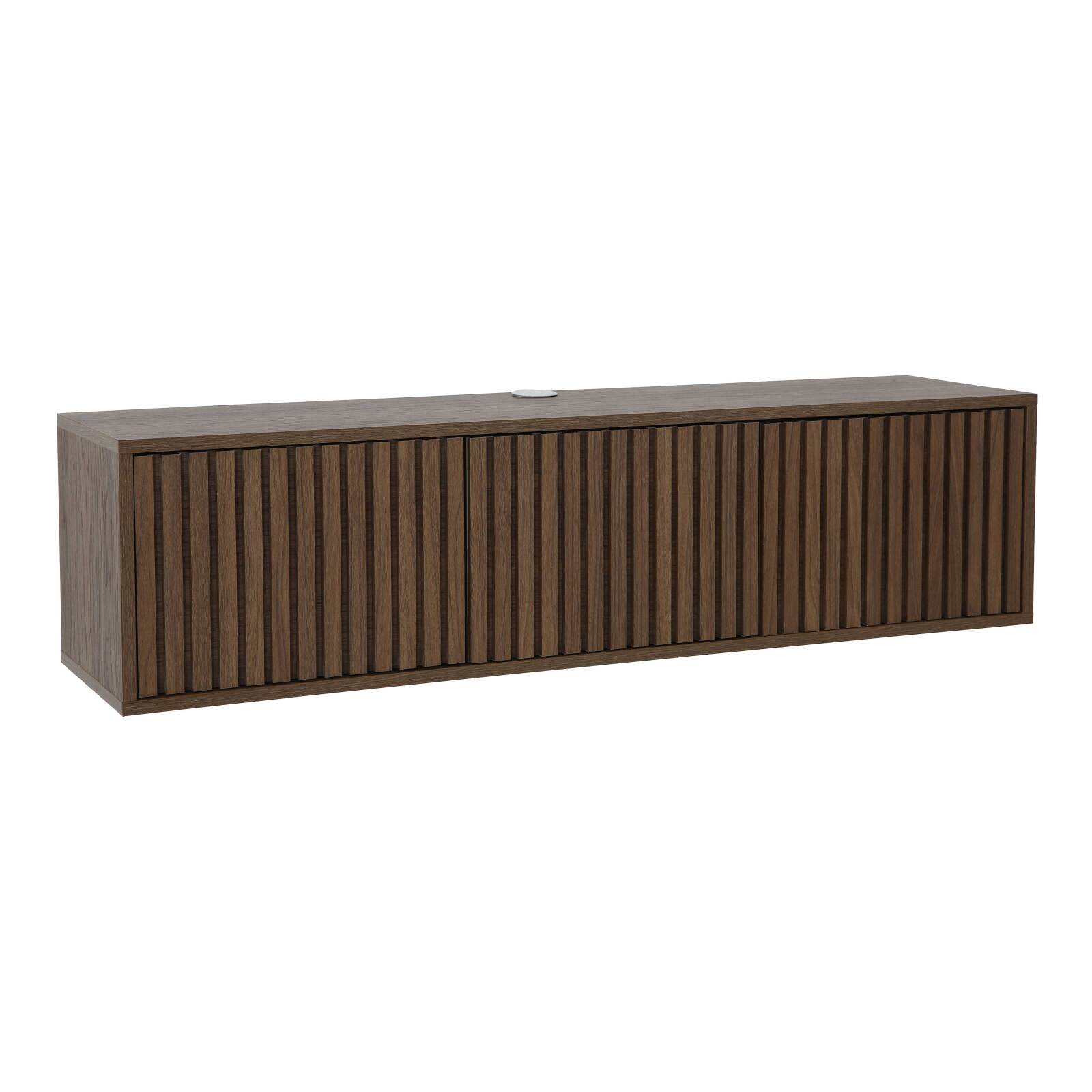 Mueble de TV suspendido efecto madera clara 120 cm estilo escandinavo