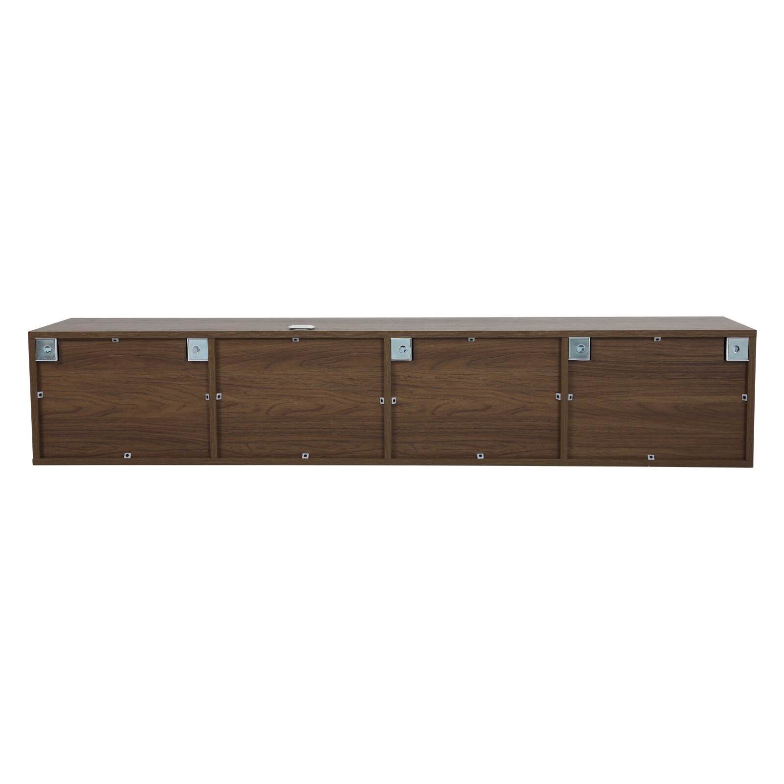 Mueble de TV suspendido efecto madera clara 160 cm estilo escandinavo