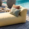 Chaise longue para sofá modular de exterior