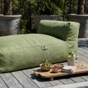 Chaise longue para sofá modular de exterior
