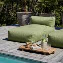 Chaise longue para sofá modular de exterior