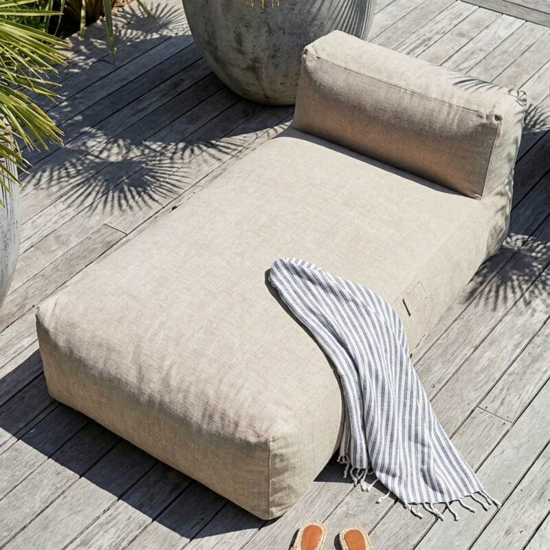 Chaise longue para sofá modular de exterior (3/5)