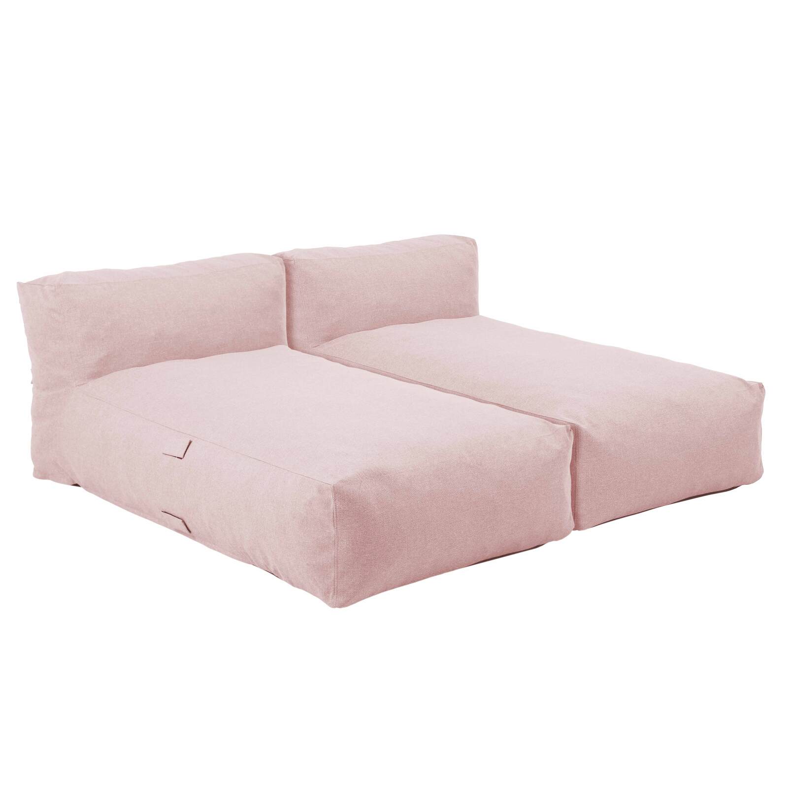 Sofá modular de exterior para 2 personas con 2 chaise longue