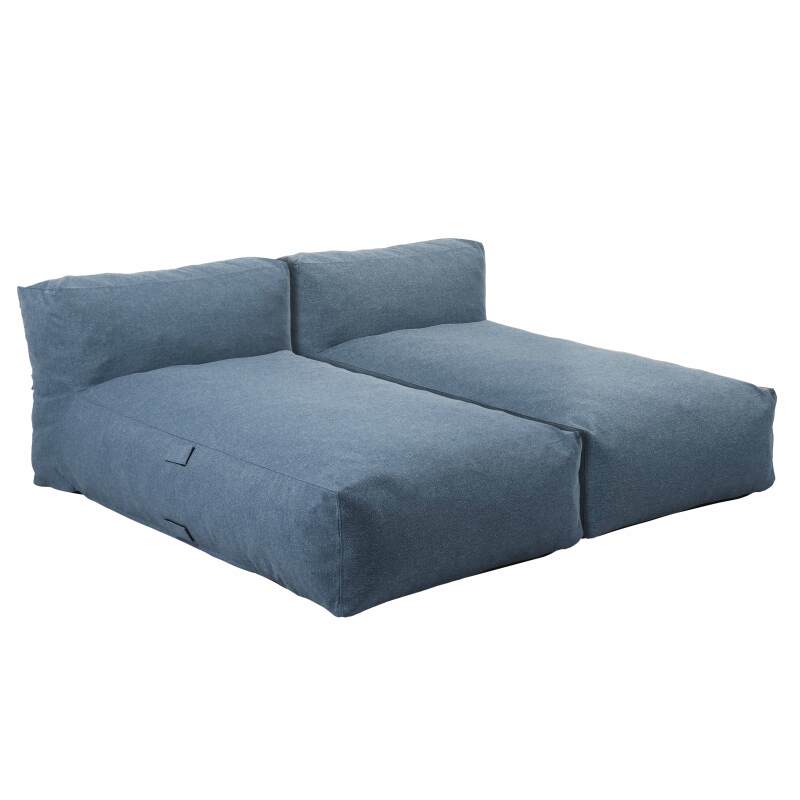 Sofá modular de exterior para 2 personas con 2 chaise longue