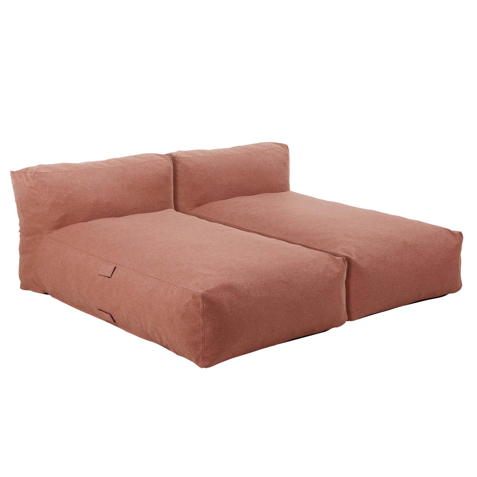 Sofá modular de exterior para 2 personas con 2 chaise longue