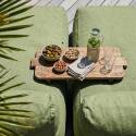 Sofá modular de exterior para 2 personas con 2 chaise longue