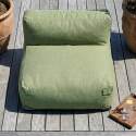 Sofá modular de exterior para 2 personas con 2 sillones