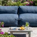 Sofá modular de exterior para 2 personas con 2 sillones