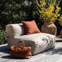 Sofá modular de exterior para 2 personas con 2 sillones