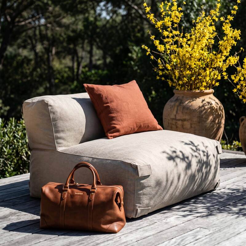 Sofá modular de exterior para 2 personas con 2 sillones (5/7)