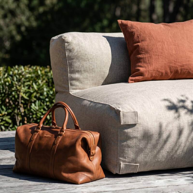 Sofá modular de exterior para 2 personas con 2 sillones (6/7)