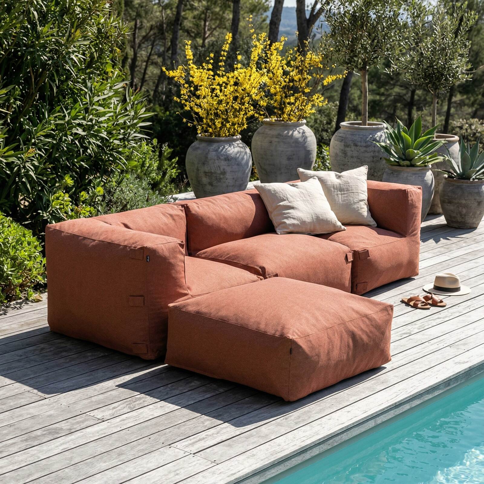 Sillón para sofá modular de exterior