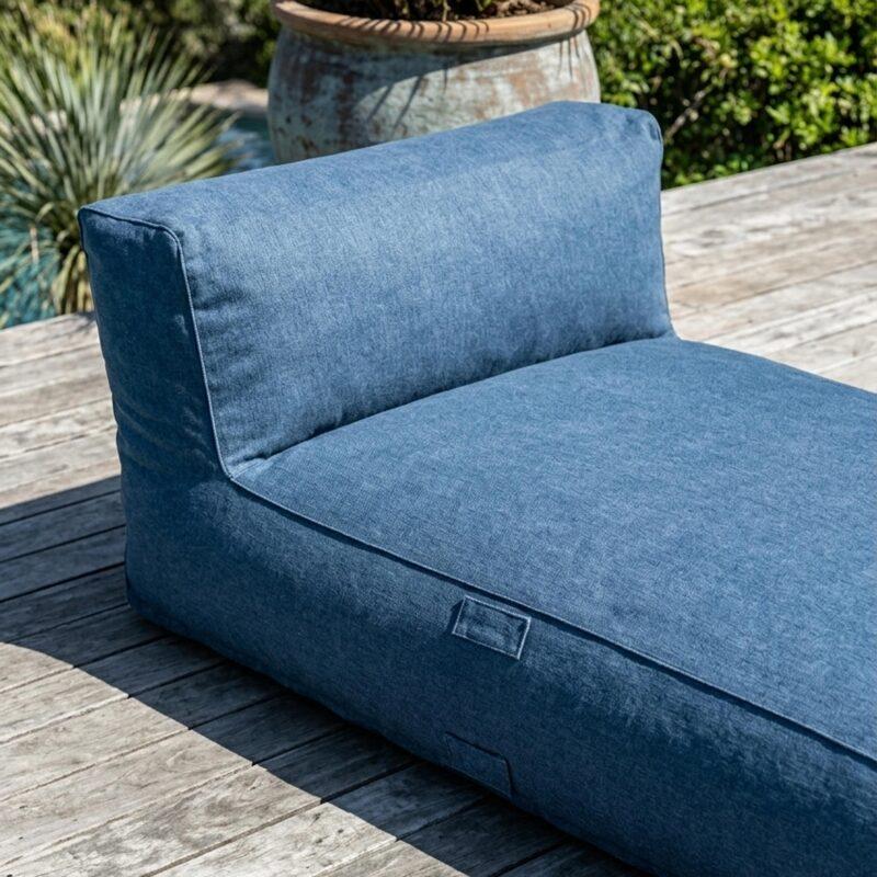 Chaise longue para sofá modular de exterior (2/5)
