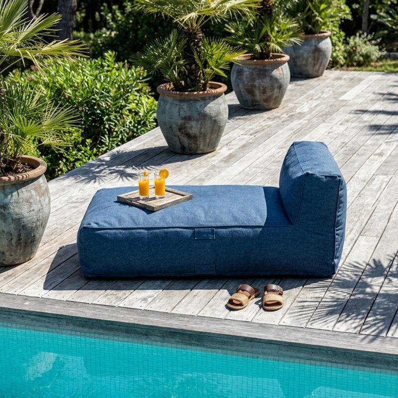 Chaise longue para sofá modular de exterior (4/5)
