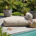 Chaise longue para sofá modular de exterior