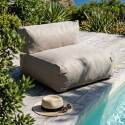 Sofá modular de exterior para 3 personas con 3 sillones